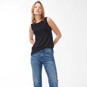 NWOT Chico’s Travelers Slinky Knit Stretchy Black Sleeveless Tank Top XL/16